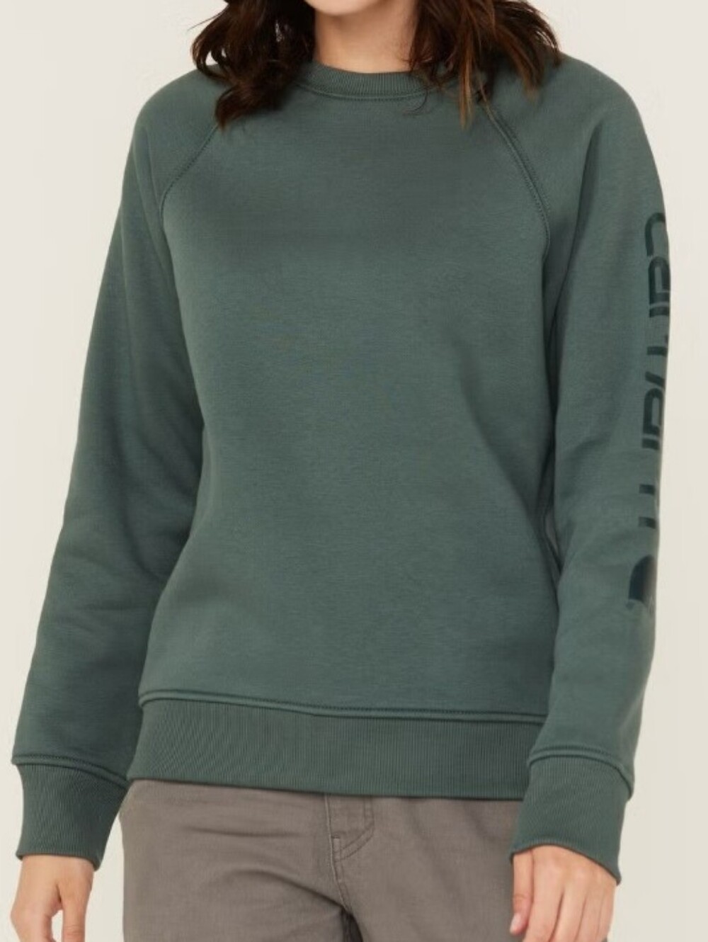 Carhartt Women's XL Relaxed Fit Midweight Graphic Crewneck Sweatshirt Workwear